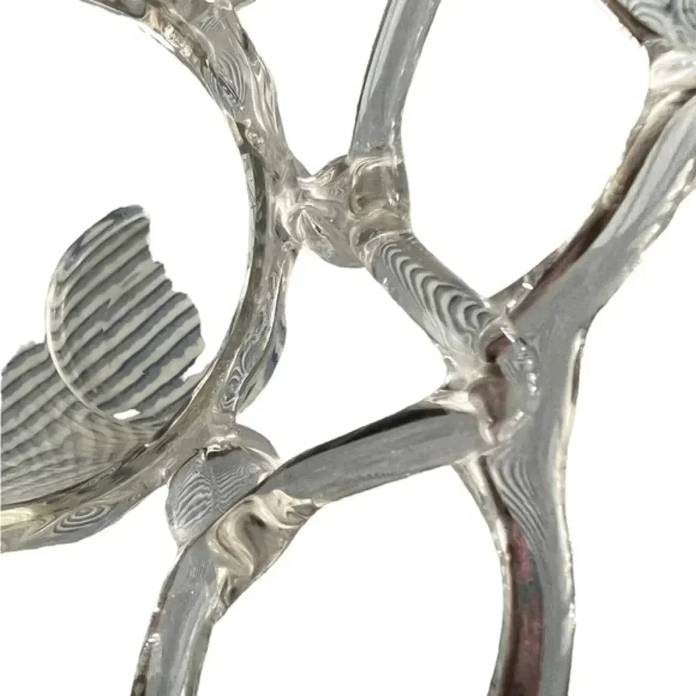 Vintage Hand‎ Blown Glass Vase Candleholder - Picture 3 of 4